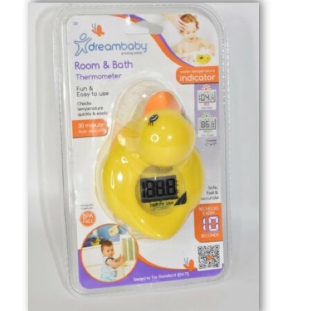 Dreambaby Room and Bath Thermometer - Yellow Duck
